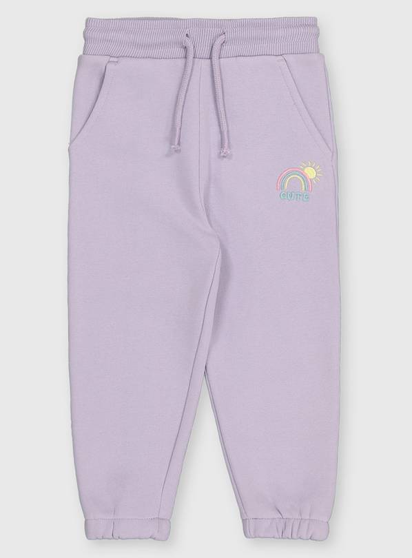 Buy Lilac Rainbow Coord Joggers 1 15 Years Trousers And Leggings Argos